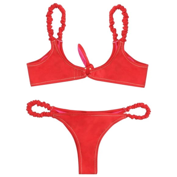 Regina Olga Luca Bikini Set in Red Size 3 NWT - Picture 6 of 11